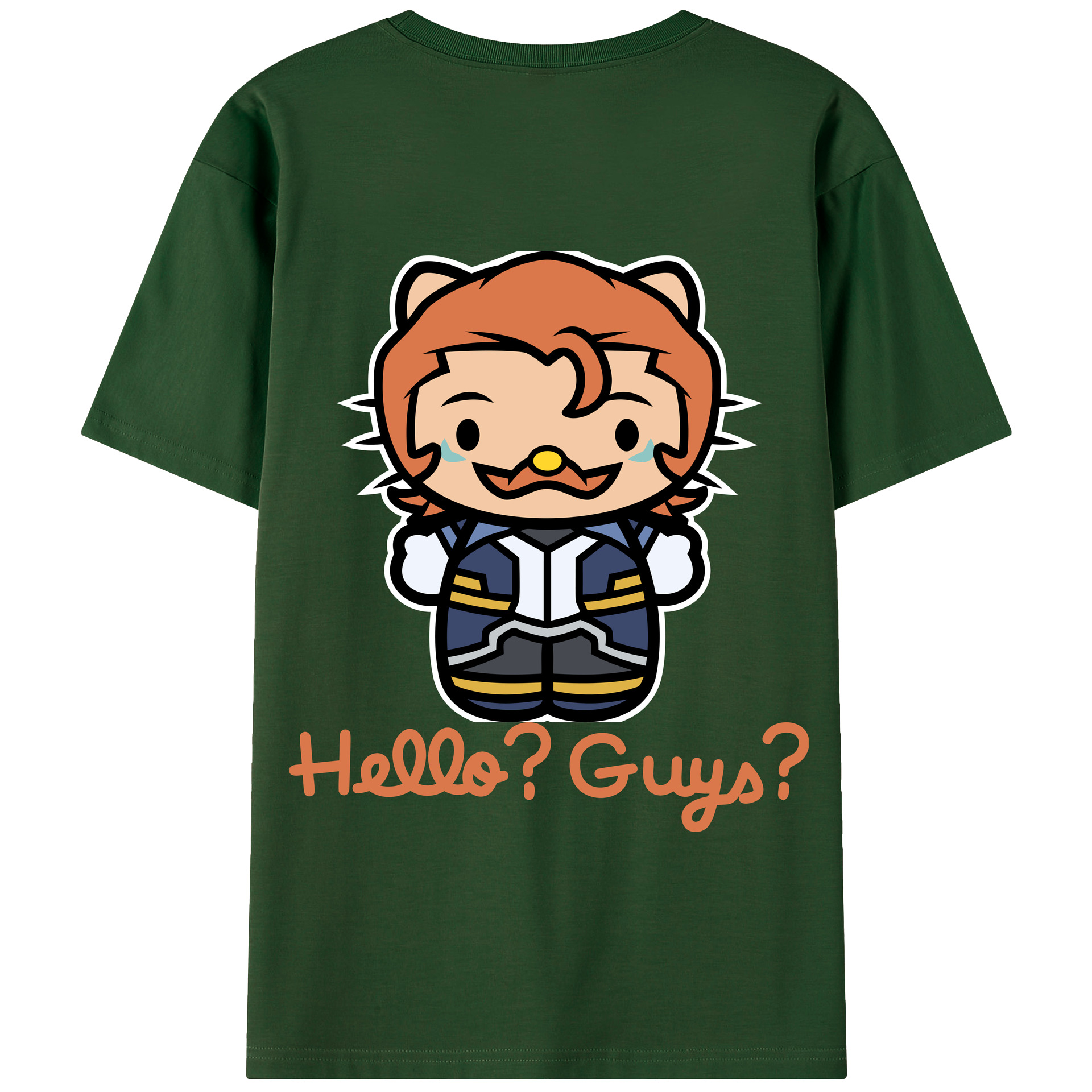 （画像用） Hello Kitty ハローキティ 綿100％半袖Tシャツ（背面プリント）